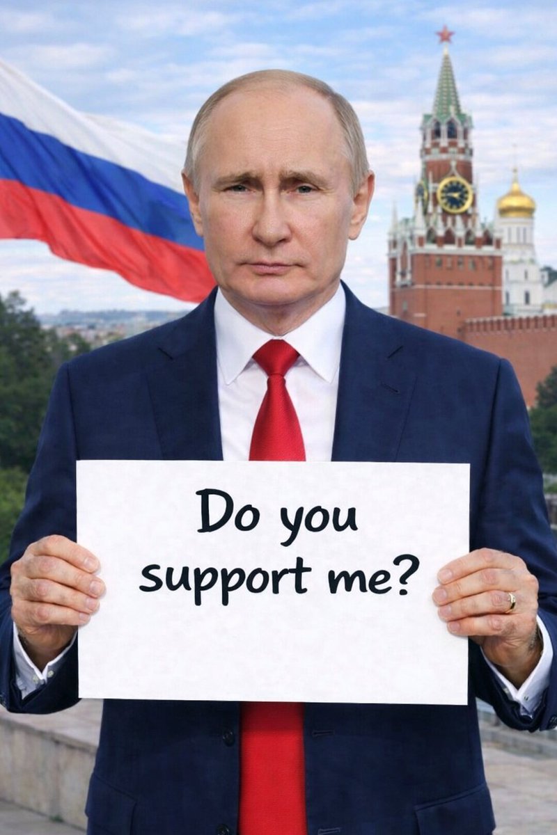 KarinArcus_ok's tweet photo. ¿Apoyás a Vladímir Putin? 

A. Sí
B. No https://t.co/a30cbEjsd0
