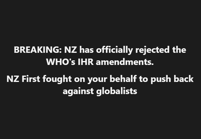 New Zealand First tweet media