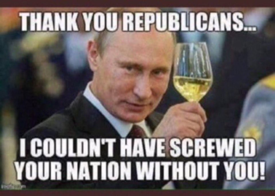 Kap10Haddock's tweet photo. @OccupyDemocrats The russian asset/agent in the White House is doing a fantastic job destroying the US and dismantle NATO.

Republicans are accomplices https://t.co/oxhoKgagk3