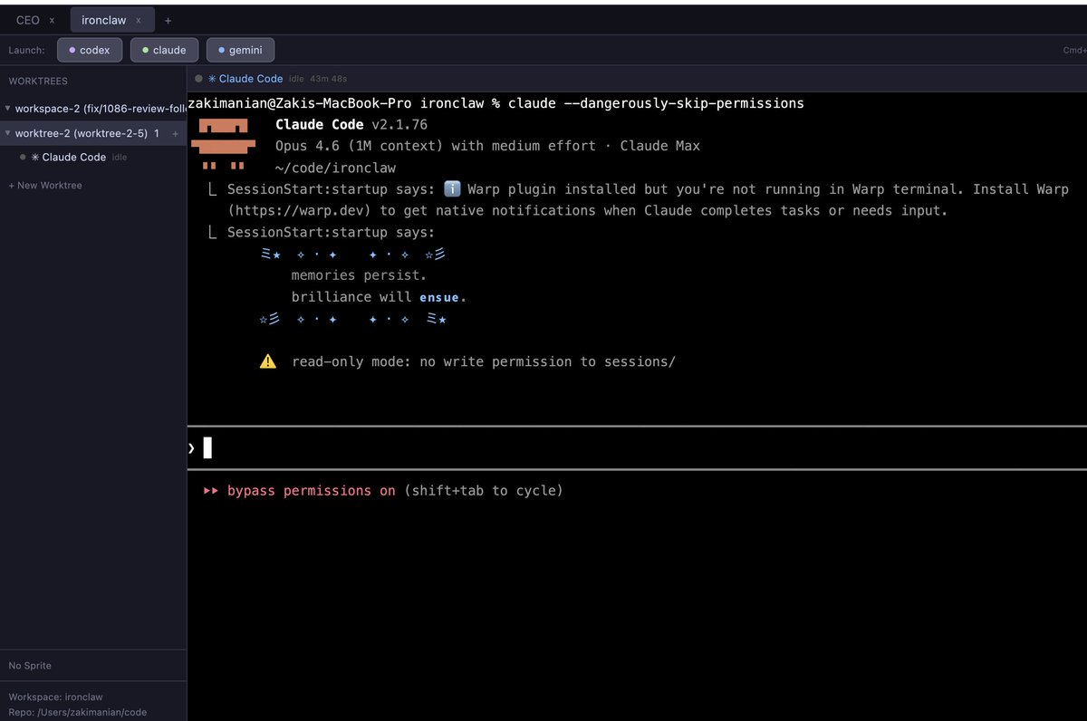 In the last 24 hours, I built a LLM coding terminal manager that's good ...