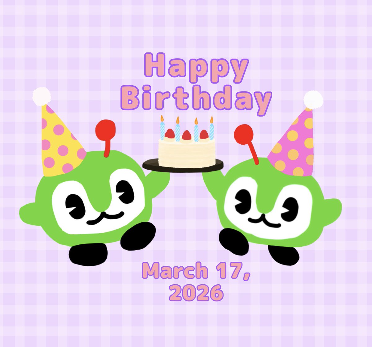 <a href="/kokonoyay/">ﾎﾟﾋﾟﾎﾟﾋﾟ</a> お誕生日おめでとうございます🎊
わが家のみんくるズからもお祝い申し上げます🎂

いつぞやはリクエストに応じて素敵なイラストをありがとうございました‼️
ﾎﾟﾋﾟﾎﾟﾋﾟさんの日々も彩り豊かでありますように…🌈