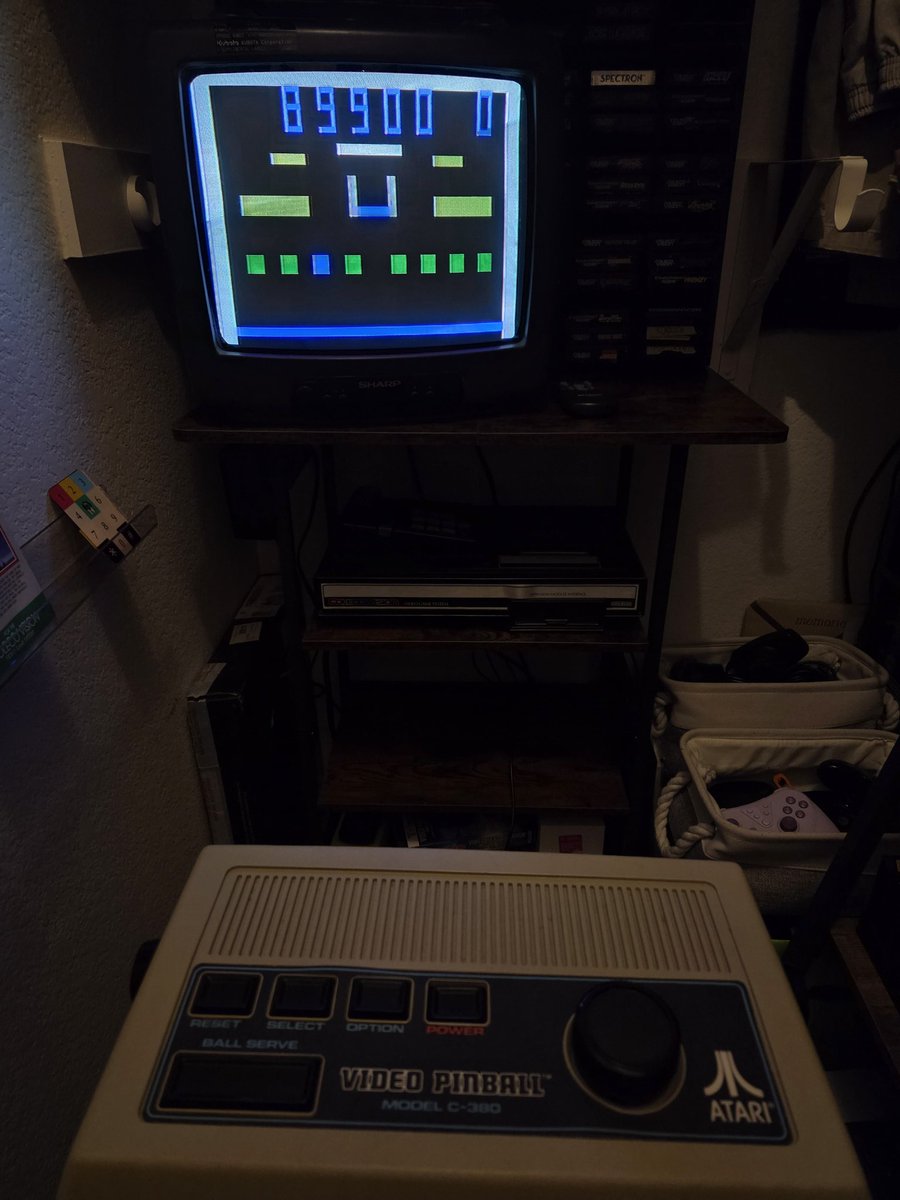 TheBlockyDad's tweet image. Proper lunch break today cc @atari  #VideoPinball