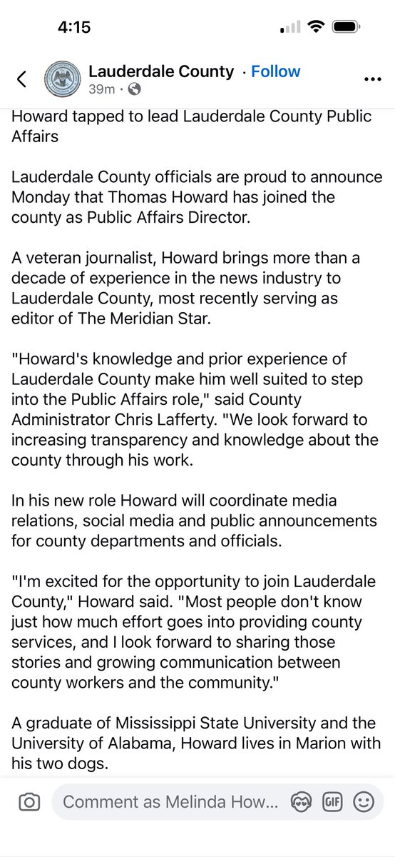 Melinda Howard tweet media