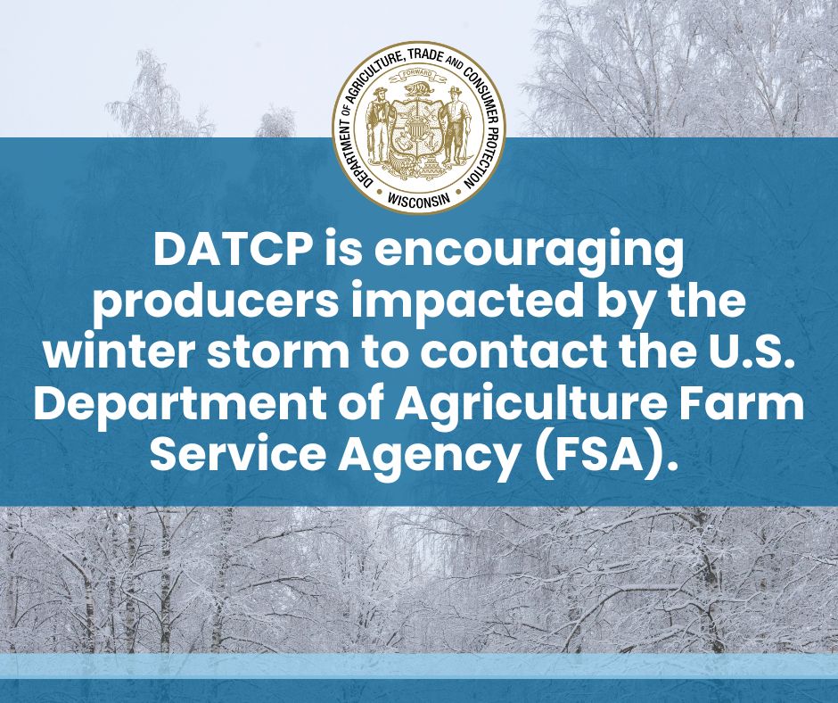 Wisconsin DATCP tweet media