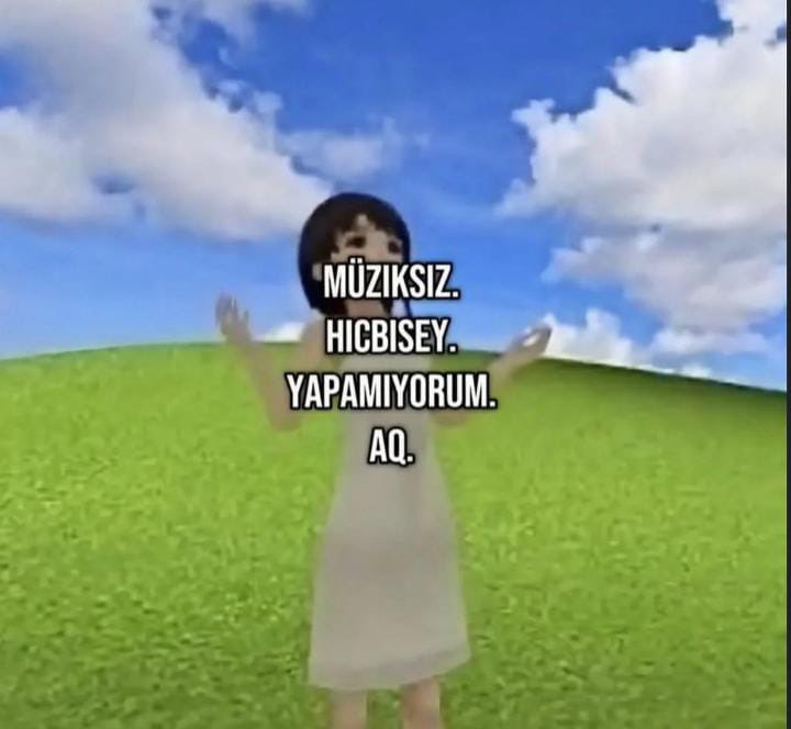 düşünemiyorum bile