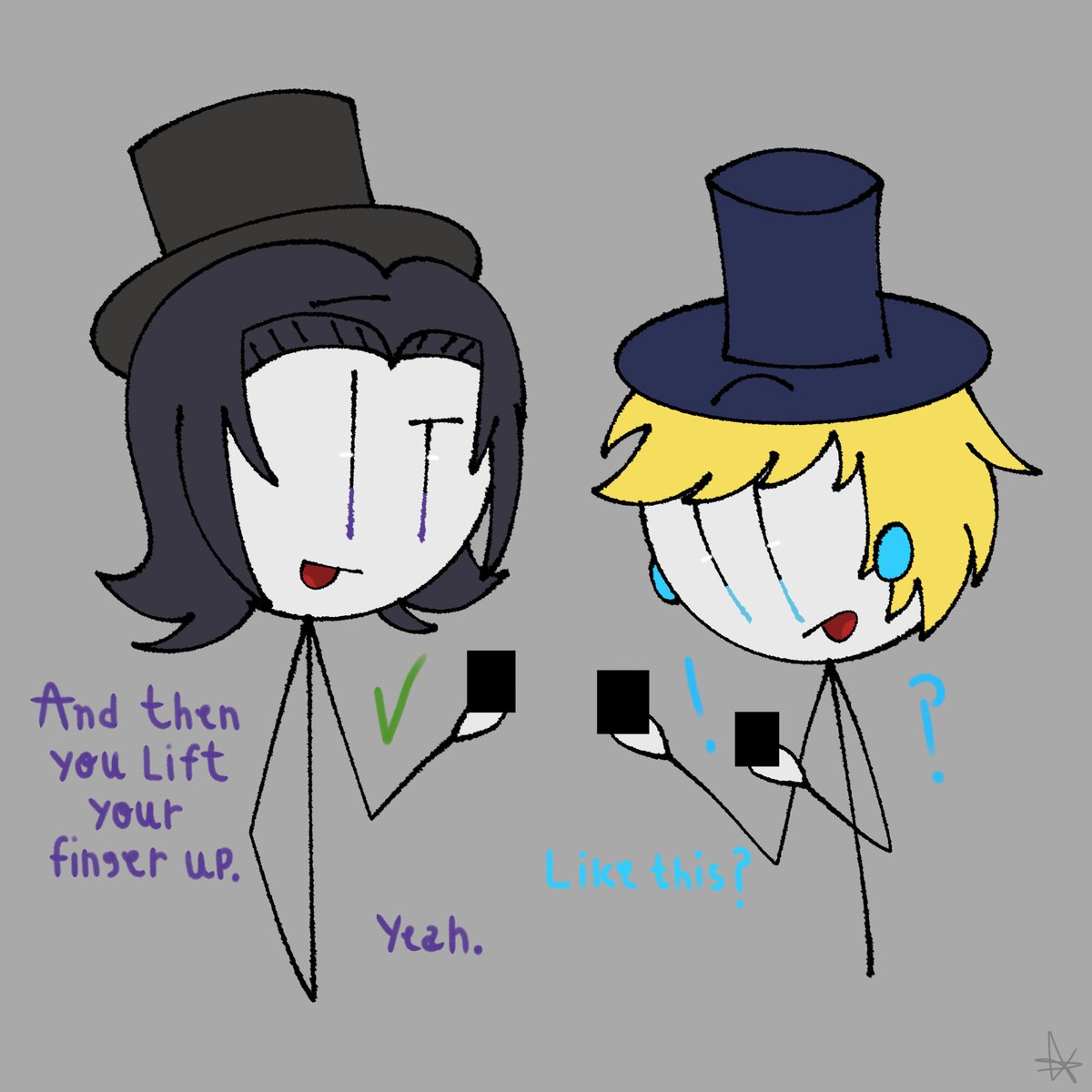 A tumblr anon req this genius idea to me
Posting it on here so you stickmintwt folks will enjoy this too =)
#thsc #thehenrystickmincollection #carolcross #thscearrings