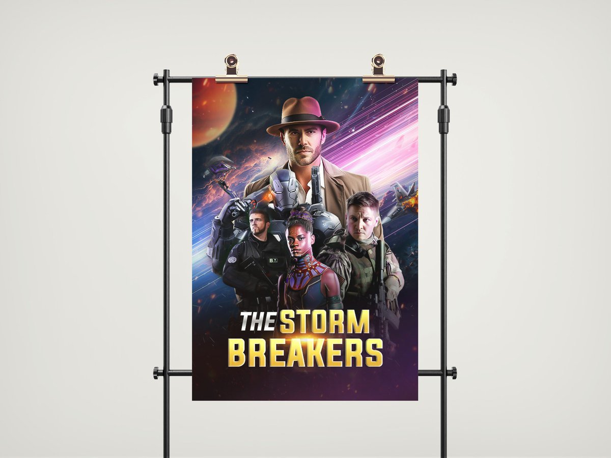 mafi1628's tweet photo. The Storm Breakers — Bold Cinematic Poster Design
.
#StormBreakers #MoviePoster #PosterDesign #FilmArt #DesignDrop #CinematicDesign #XDesigners https://t.co/4ixSJ7Y8IG