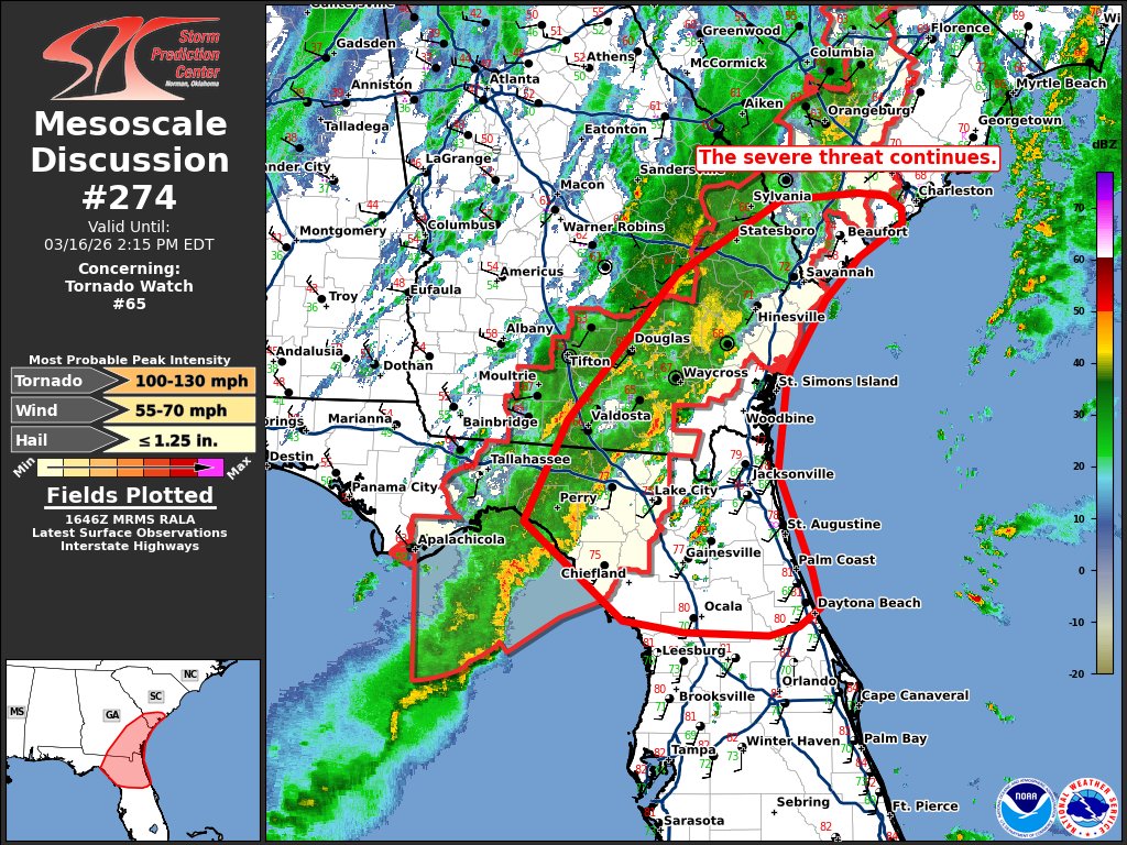 NWS Storm Prediction Center tweet media