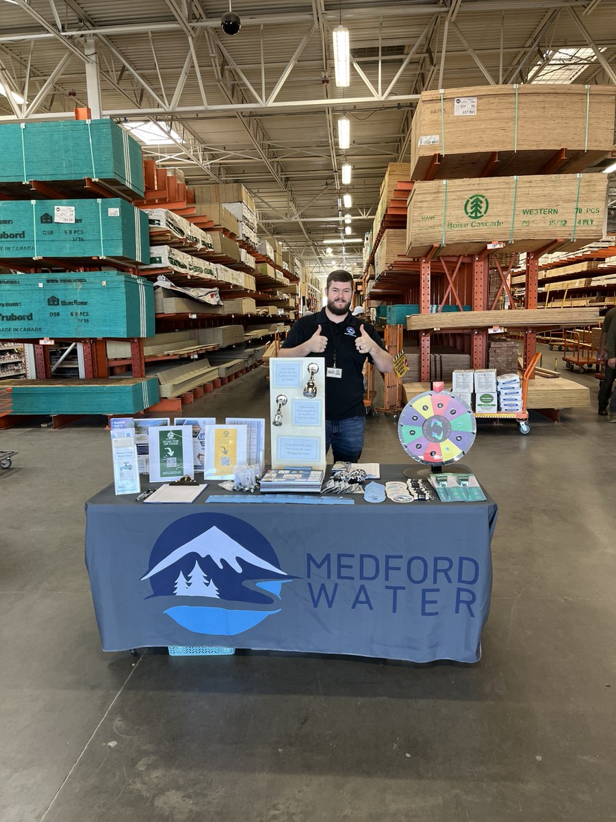 Come see us TODAY, 3/16, 10am-2pm at The Home Depot in Phx as we provide info about water efficient products &amp; fixing common leaks. We'll also be out later in the week:
💧Lowe's Home Imp. in Mfd on 3/18, 10am-2pm 
💧Grover Electric and Plumbing in Mfd on 3/20, 10am-2pm
#FixALeak