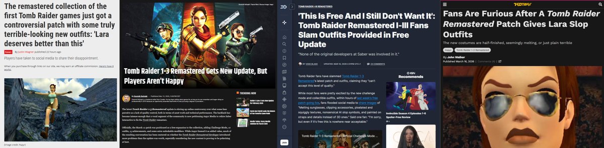 Infinity Tomb Raider tweet media