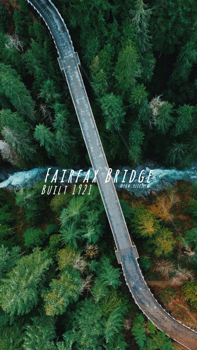 This is the trail from carbonado,WA to Fairfax bridge (currently closed)

This bridge gives access to the carbon Valley of MT. Rainier national forest and our local government has refused to maintain it for decades.
