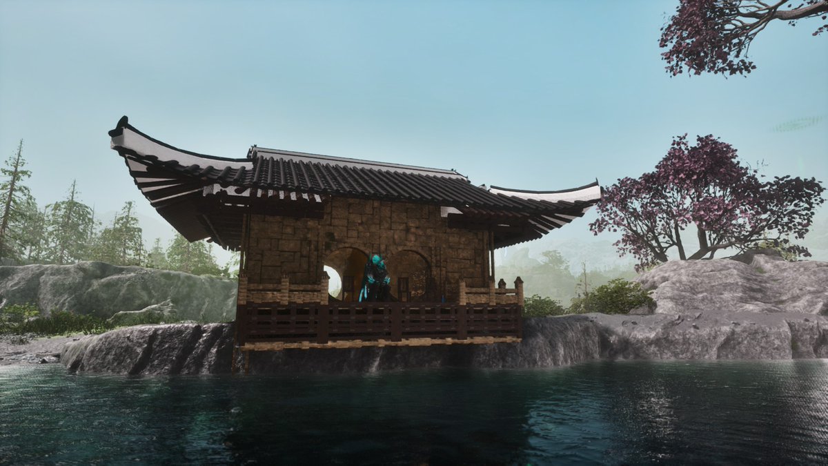 Lemuria_Island's tweet photo. It's been too long since we've highlighted the builders of the cluster! Bandito's Valgeuro base offers pickup for their orders with a nice spot of fishing on the edge of this beautiful building.
https://t.co/Ik8lGfuEP9
#ark 
#gaming 
#videogames 
#cluster 
#game https://t.co/pQVzQY8rOy