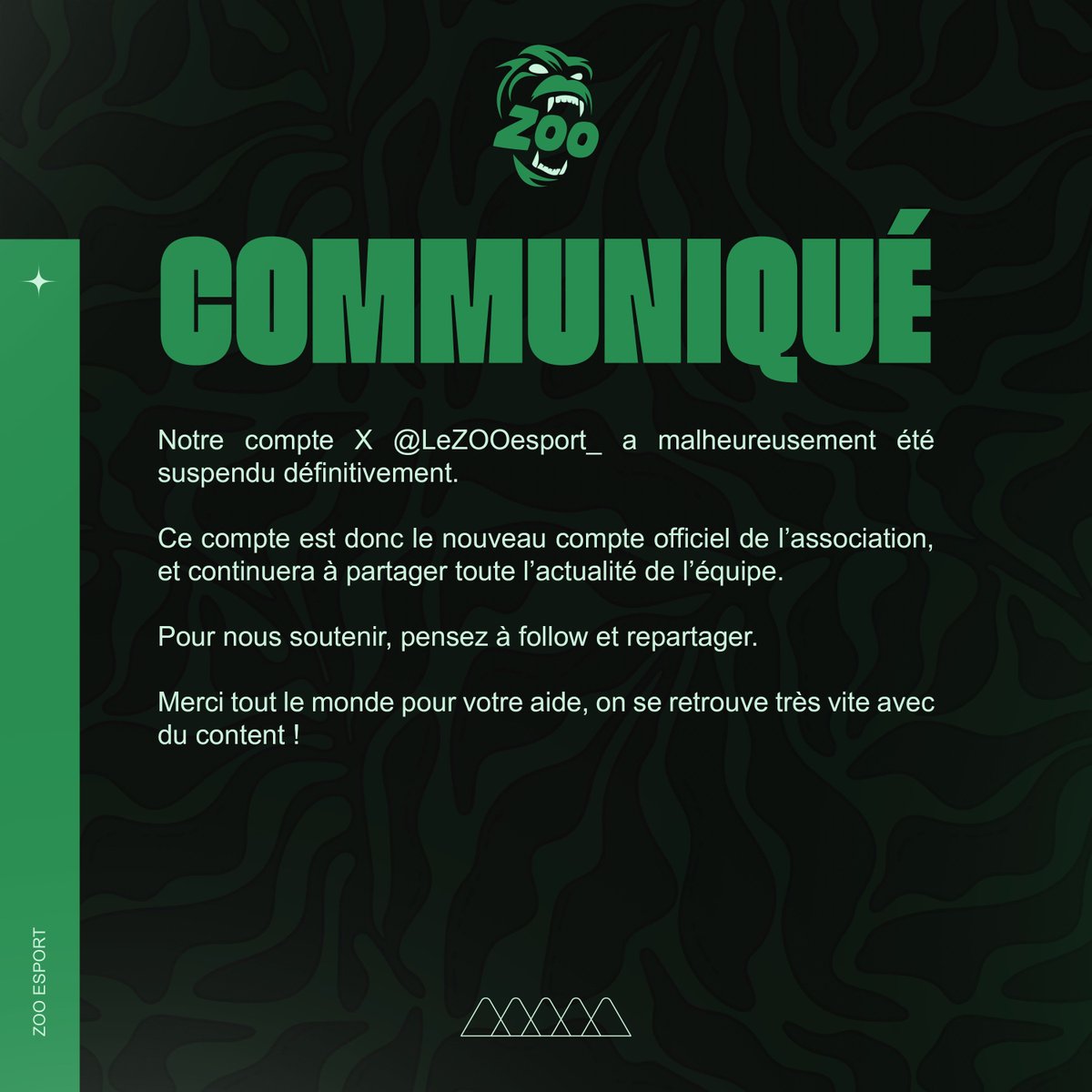 Le ZOO esport tweet media