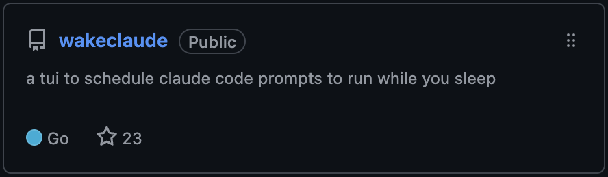 just opened the repo randomly today and saw it has 23 stars?? thanks y’all!