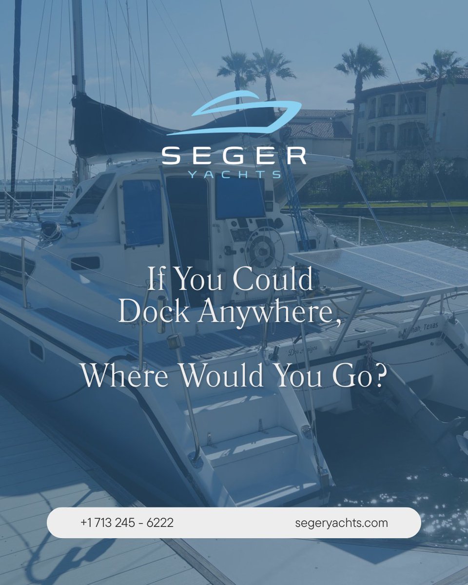 SegerYachts's tweet image. Where would you love to take your yacht on your next adventure? 

Drop your dream destination in the comments below! 🌴🏖️ 

Let’s see who has the most epic boating spots in mind! 

#BoatingAdventures #SegerYachts #DreamDestinations