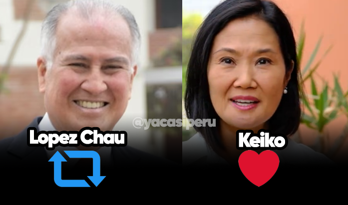 ¿Por quien votas?  

- López Chau 
- Keiko Fujimori