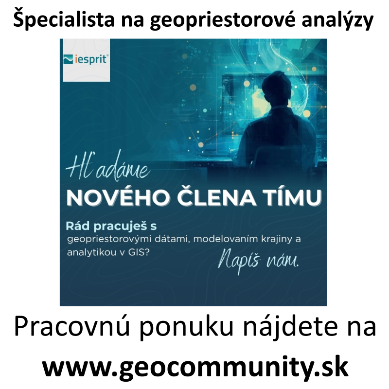 geoinformatika's tweet photo. Spoločnosť ESPRIT hľadá človeka, ktorý chce pracovať s rozsiahlymi geopriestorovými databázami #gis a podieľať sa na projektoch, ktoré prepájajú vedu, environmentálne dáta a rozhodovanie v krajine.
https://t.co/bufanaeh7G https://t.co/O8EivRSEgB