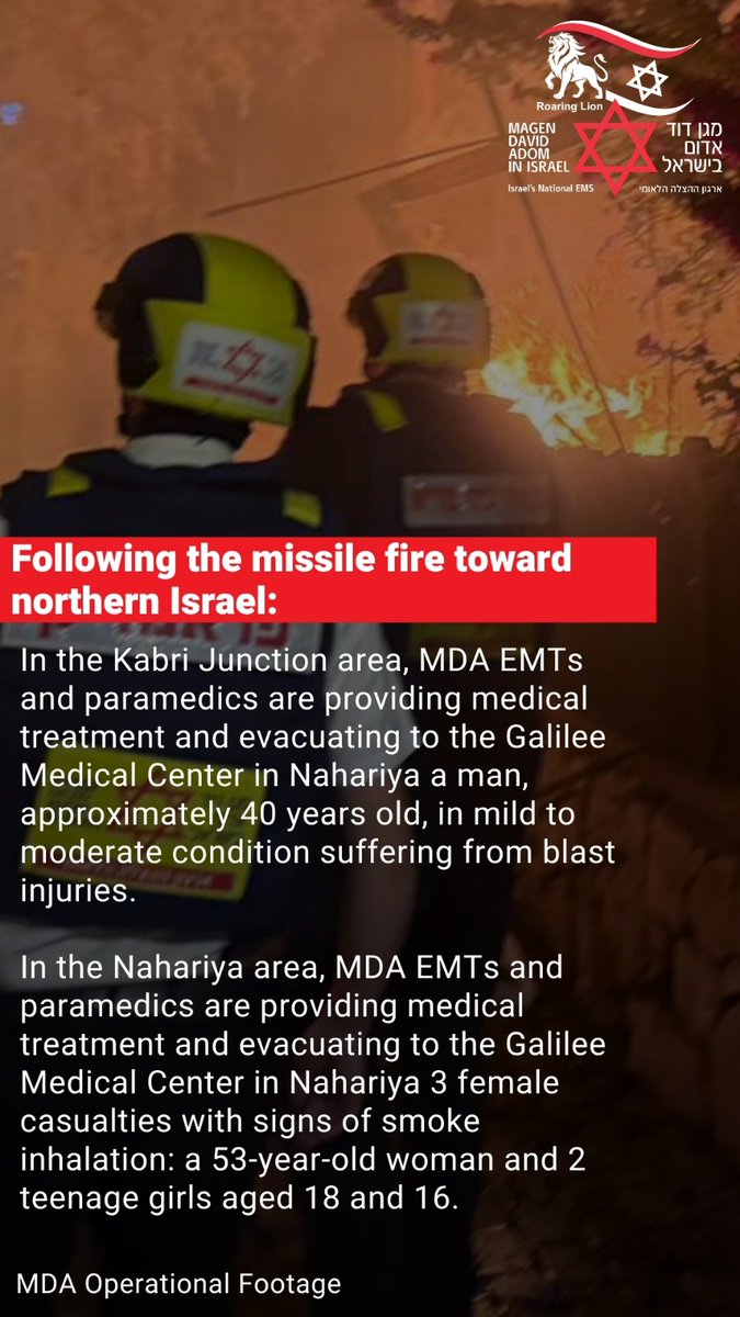 Magen David Adom tweet media