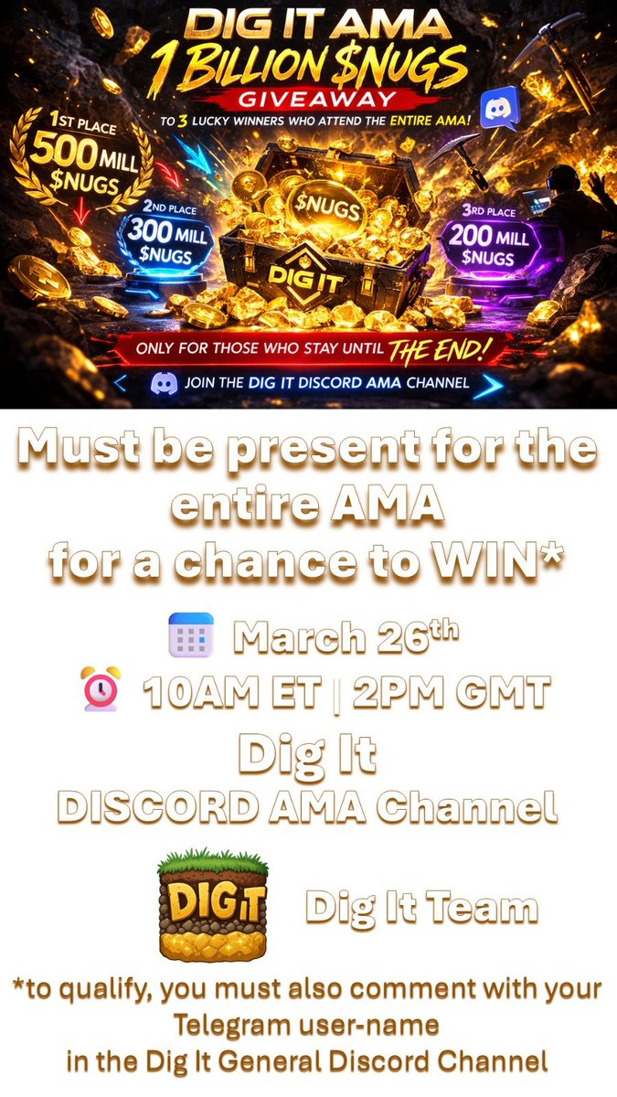 Dig It Gold Game tweet media