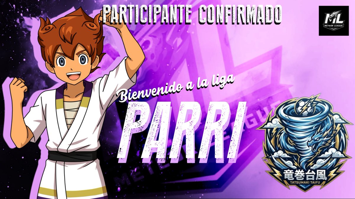 MeteorLeagueVR's tweet photo. Anunciamos oficialmente a un nuevo participante de la Meteor League⚡️

Hoy os traemos a otro gran jugador competitivo que viene a dar leña a la liga🌪️

Bienvenido, Parri☄️ https://t.co/dSPbS40Dnv