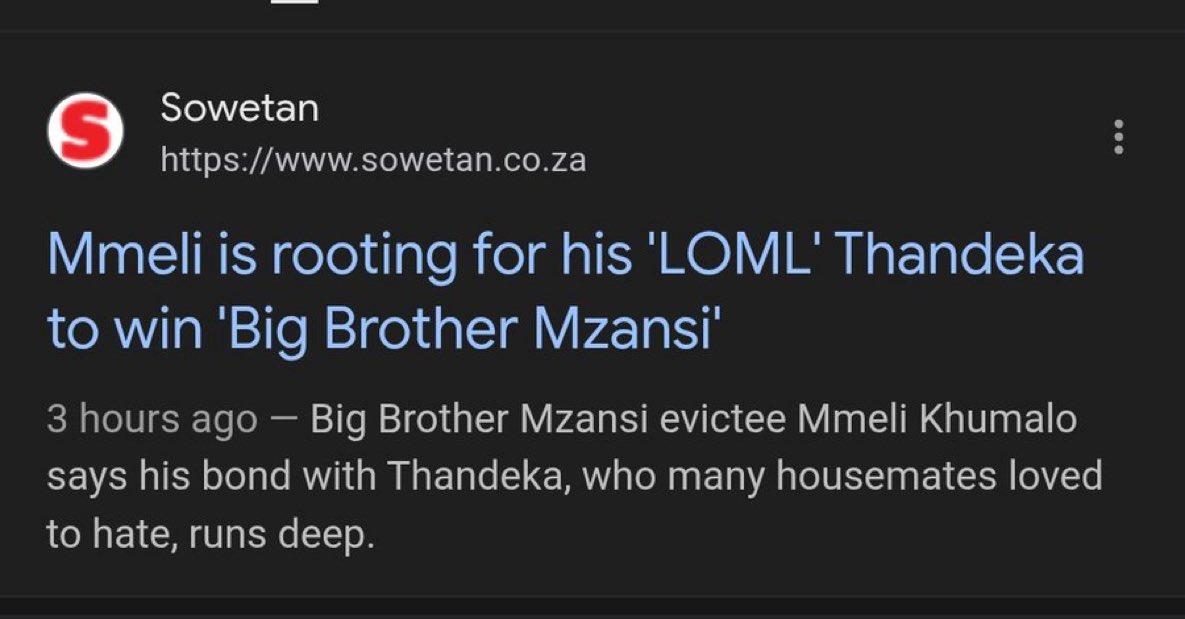 Mmeli is campaigning for Thandeka to WIN 🤌🏽🔥🥺💪 Lets Gooooo #BBMzansiS6