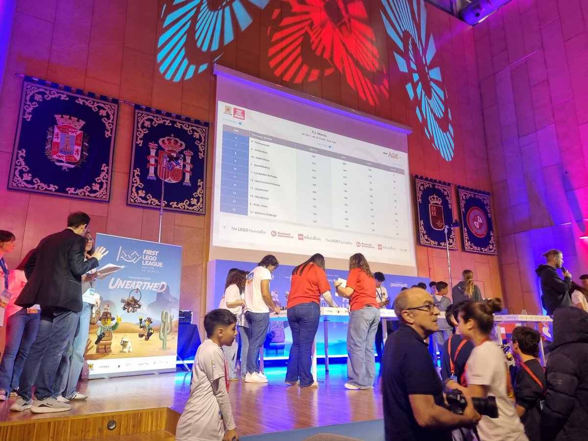 SanjeMARES's tweet photo. 🚦Nuestros alumnos de 3º ESO han participado este fin de semana en la @firstlegoleague.
Menudo equipazo💯
#FIRSTLEGOLeague
#iessanje https://t.co/o7cJRvv3aE