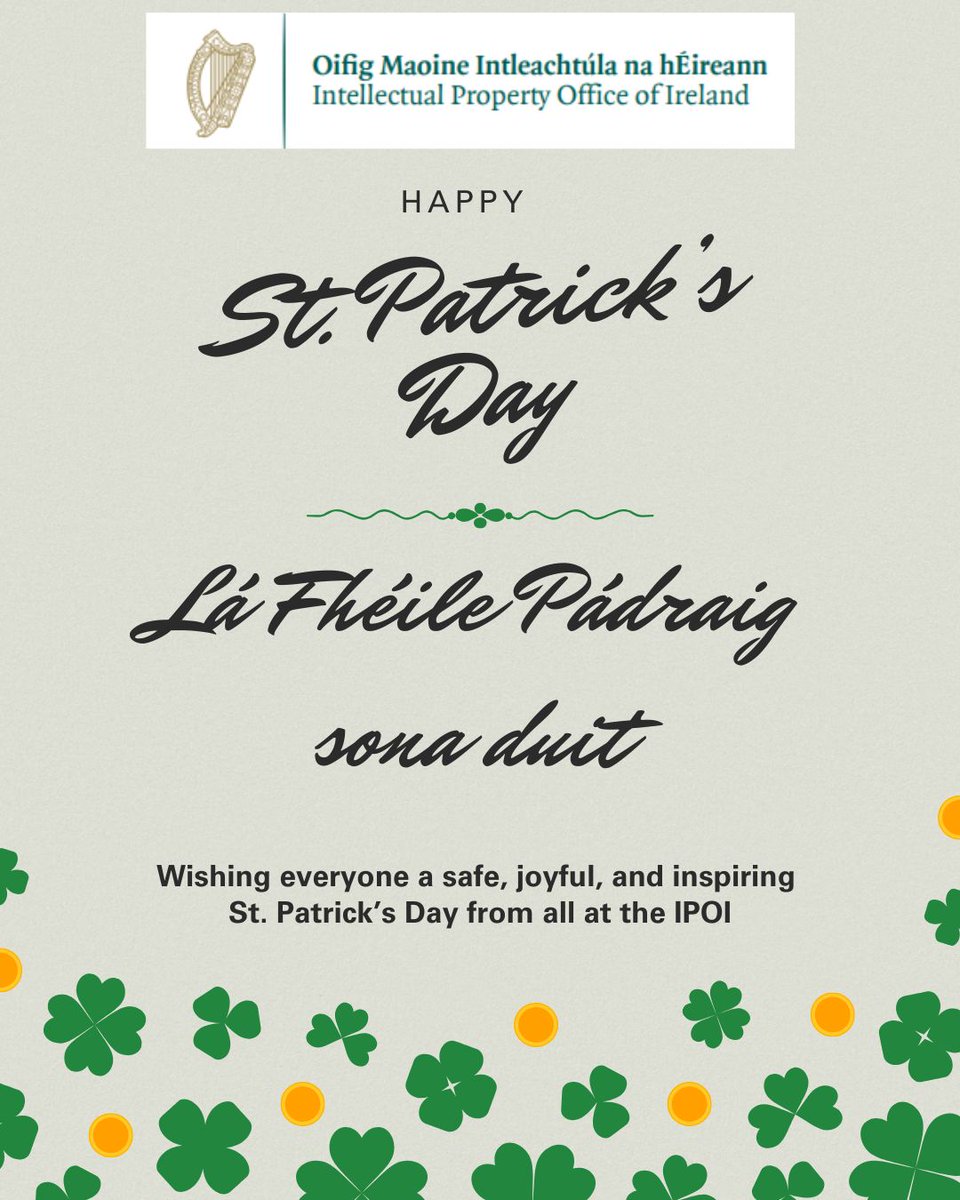 Intellectual Property Office of Ireland tweet media