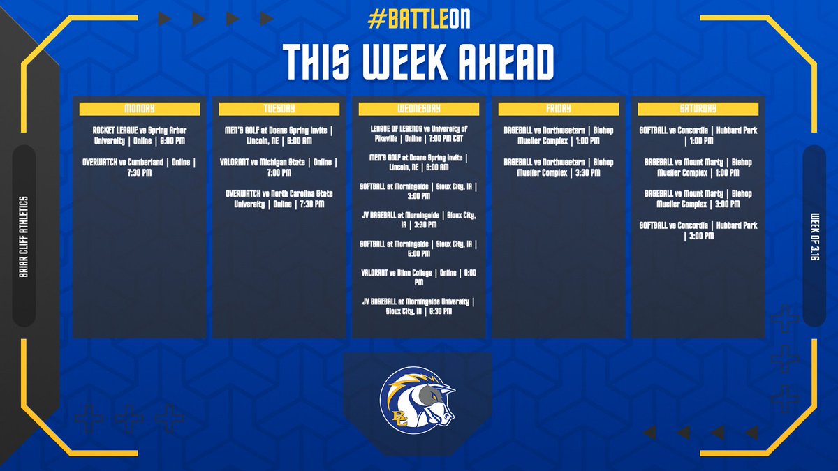Briar Cliff Athletics tweet media