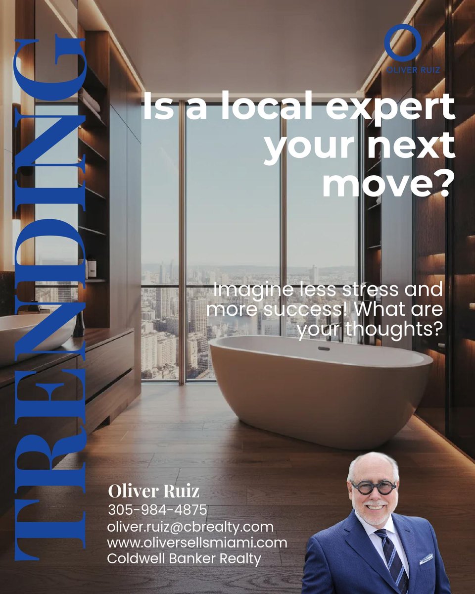 Selling your luxury condo in Miami? Choose a local expert! 🏙️🌴

Get accurate pricing, expert negotiation, and expansive network access. On average, homes listed with agents can go for $58K more. Transform stress into success with someone who puts YOU first. #MiamiRealEstate