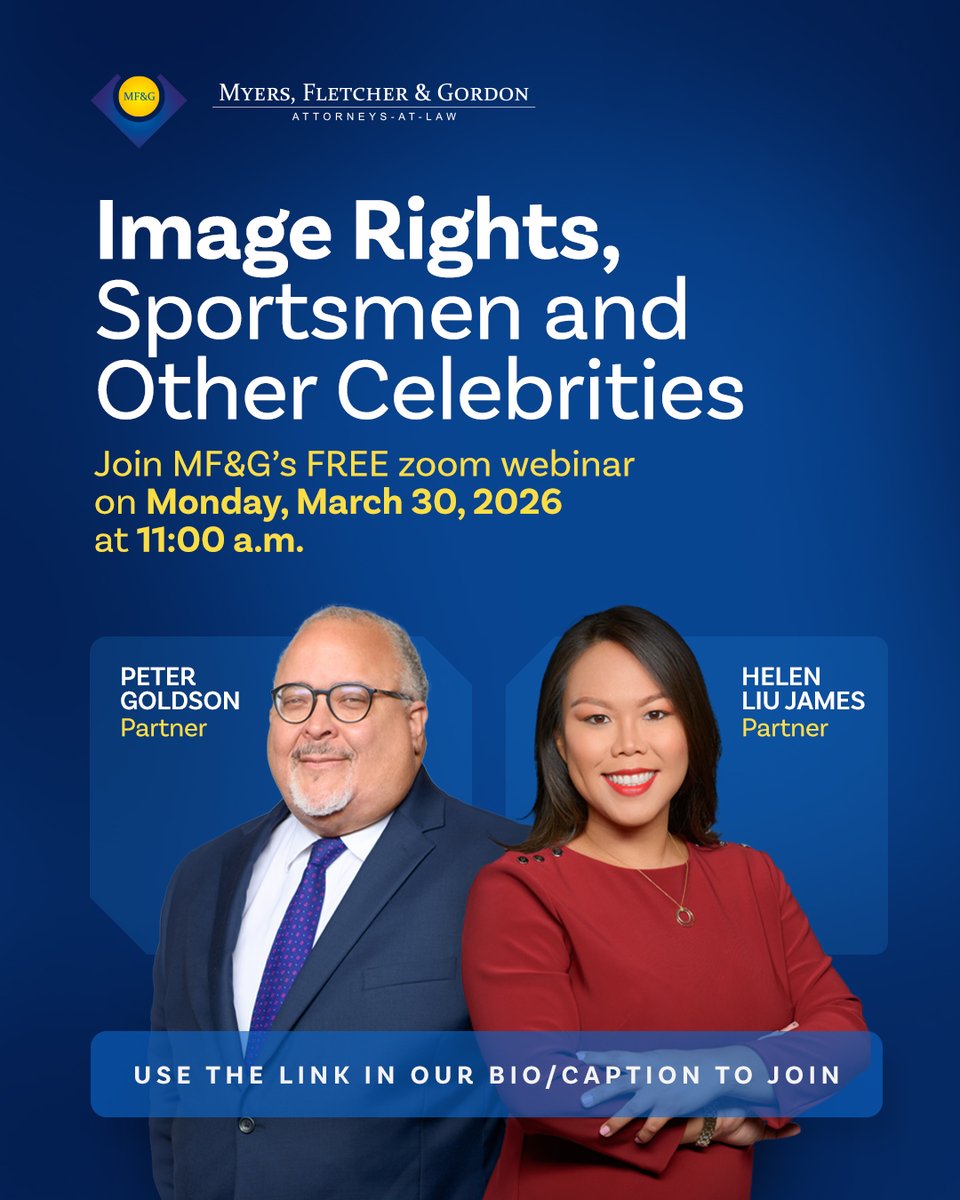 Myers, Fletcher & Gordon tweet media