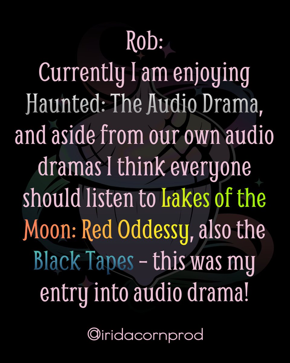 Iridescent Acorn Productions tweet media