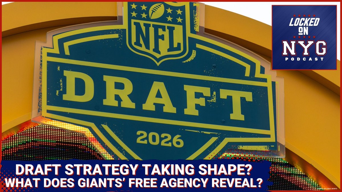 What clues might the Giants' free agency moves yield regarding their draft strategy? You can find some thoughts in the latest Locked On Giants podcast, which is airing now. youtube.com/watch?v=dUNWk4…