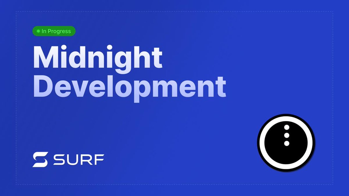 We’re excited to announce Midnight development has begun 🔥

Next details to be announced soon 😈
