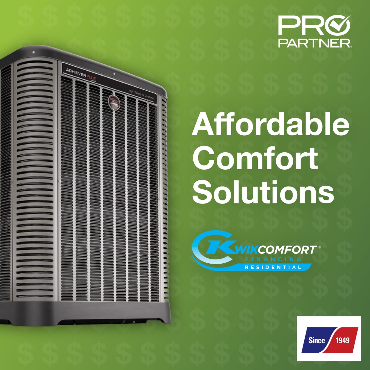 Weather_Makers's tweet photo. Are you looking for a dependable, high-quality HVAC system but don't want to break the bank? You're in luck! 🍀 

As a Ruud® Pro Partner®, we offer flexible financing plans on some of the most innovative HVAC products on the market. Reach out to us to learn more. https://t.co/72qyRp16E7
