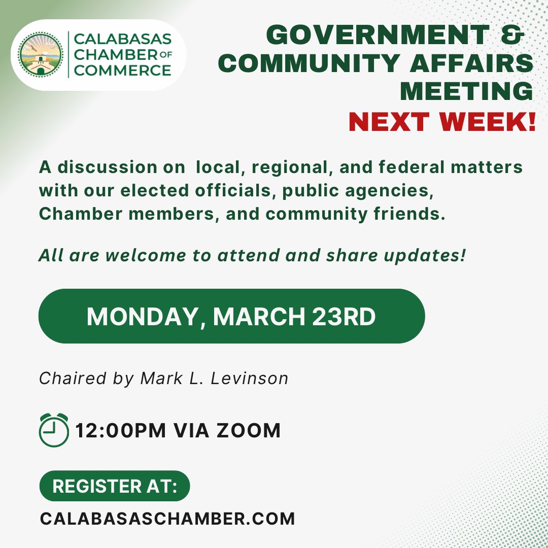 Calabasas Chamber tweet media