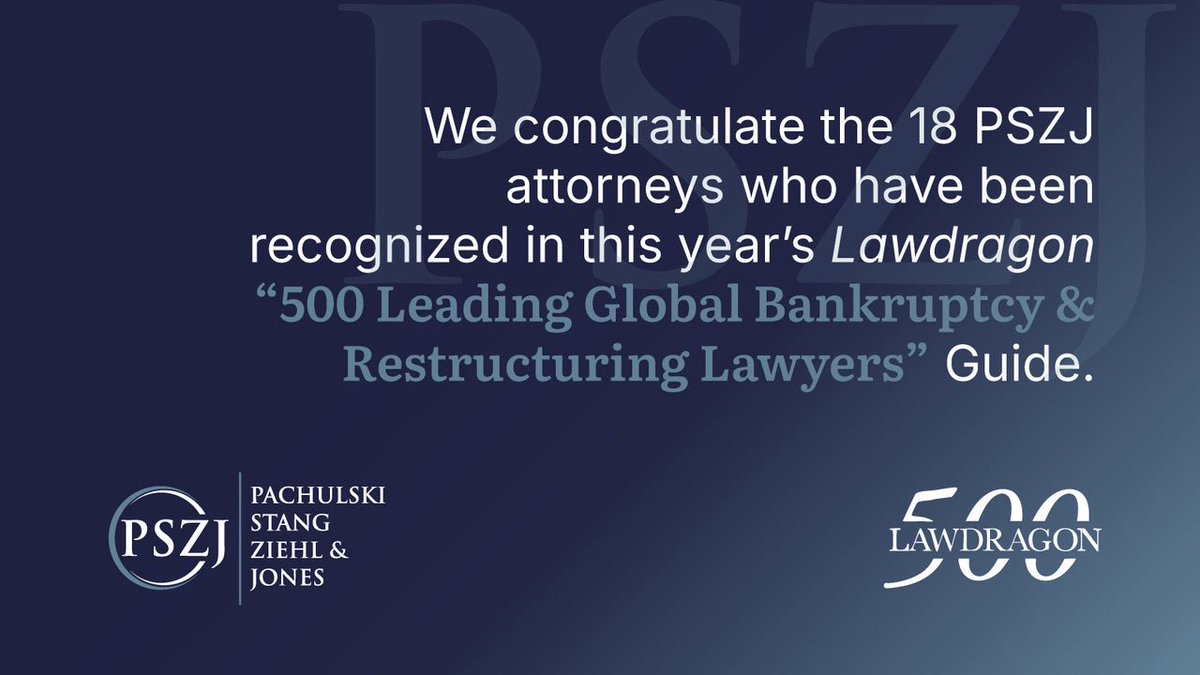 Pachulski tweet media