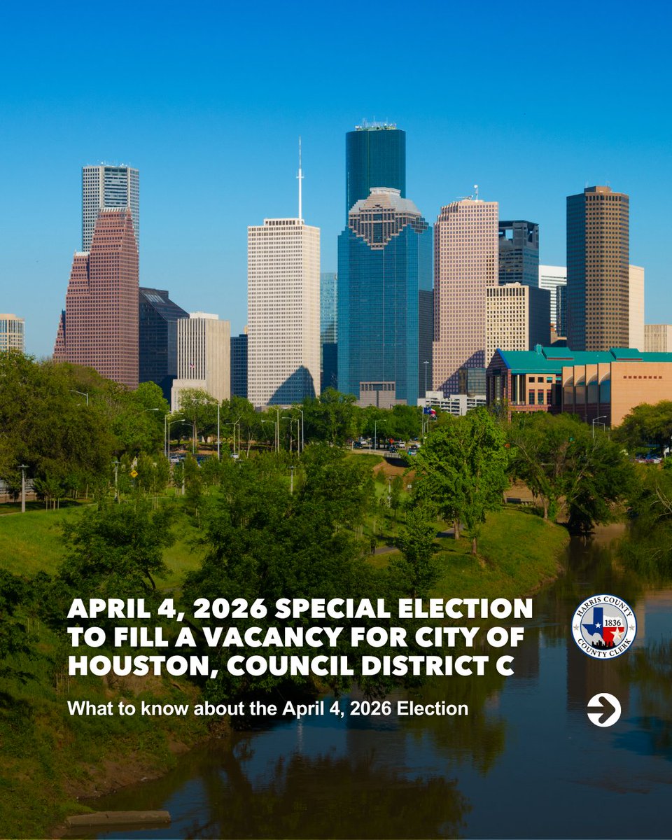 Harris County Elections Department tweet media