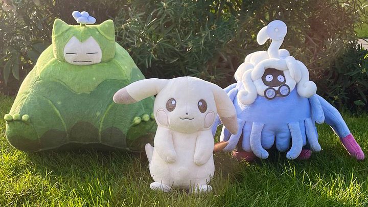 New Pokopia Plush including Peakychu, Mosslax, and Professor Tangrowth Coming Soon to Pokémon Center! ✨ #Pokemon 

We’ll post when they’re available!