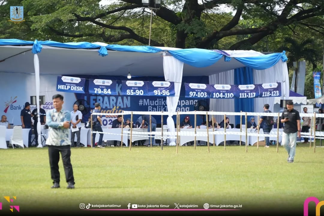 kotajaktim's tweet image. Program ini diharapkan dapat membantu masyarakat pulang ke kampung halaman dengan aman dan nyaman dalam rangka merayakan Hari Raya Idulfitri 1447 H bersama keluarga.

➡timur.jakarta.go.id/foto/4177

#JakartaTimur #MudikGratis #TMII #Lebaran1447H