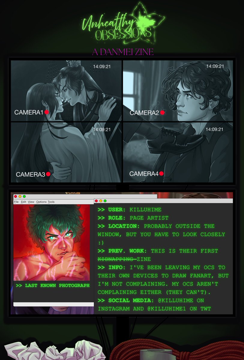 Unhealthy Obsessions: A Danmei Zine tweet media