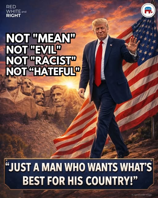 Mary520s502's tweet photo. The left calls Trump a villain. We call him the only president who actually fought for you. While they spread lies, he secured borders, grew wages, and put America first. The real villains? The ones destroying this country from within https://t.co/ua4JmDbXpB