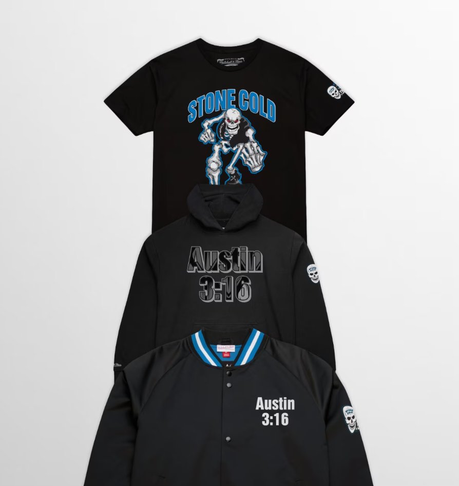 JustFreshKicks's tweet image. Mitchell &amp;amp; Ness Stone Cold 3:16 Day Collection 🥶

M&amp;amp;N mandn.pxf.io/X4mOWo
Fan tinyurl.com/yeymjbax