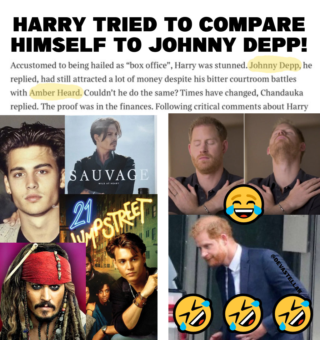 devastellar's tweet image. Johnny Depp is a LEGEND and Harry thinks he's on the same level as Johnny LMFAOOOOOOOOOOOOOO OMG AHAHAHAHHAHAHAAHAHAHAHAHA🤣🤣🤣🤣🤣🤣🤣🤣🤣🤣🤣🤣🤣🤣🤣🤣🤣🤣🤣🤣🤣🤣🤣🤣🤣🤣🤣🤣🤣🤣🤣🤣🤣🤣🤣🤣🤣🤣🤣🤣🤣🤣🤣🤣🤣🤣🤣🤣🤣🤣🤣🤣  #FOHarry #MeghanMarkleIsAFraud #MeghanIsTheProblem
