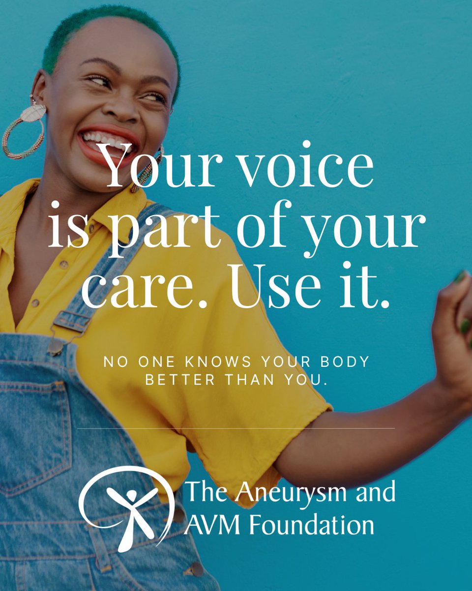 The Aneurysm and AVM Foundation (TAAF) tweet media