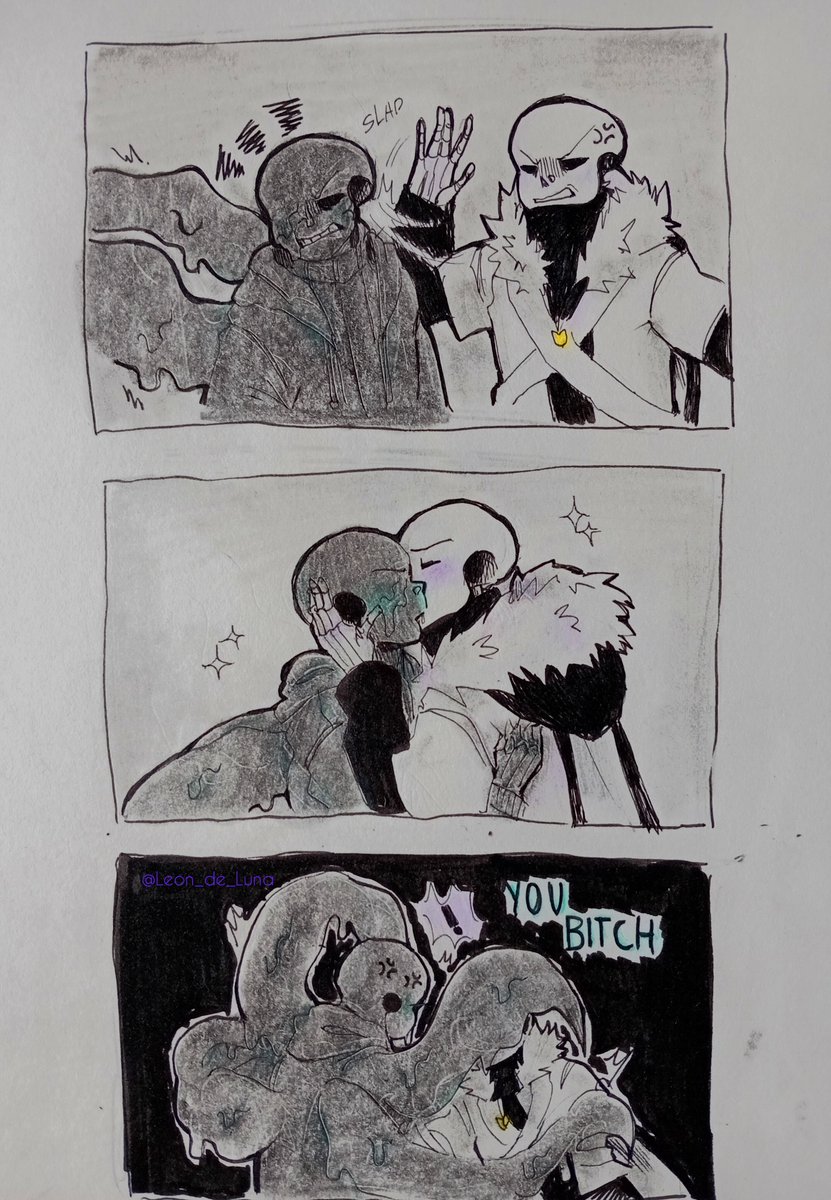 Leon_de_Luna's tweet image. Kiss me or hit me?????

#crossmare #nightcross #nightmaresans #crosssans