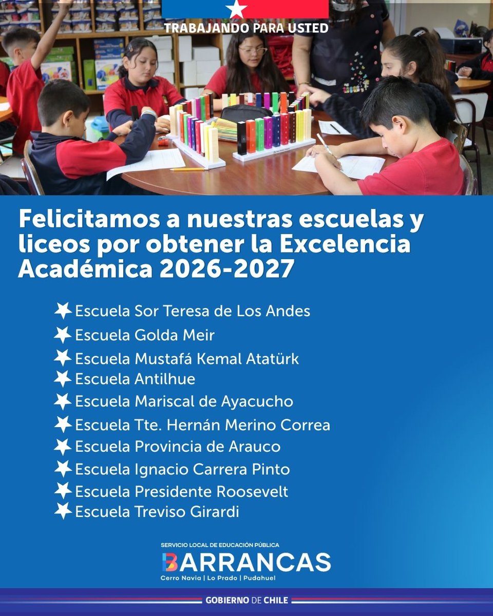 Servicio Local de Educación Pública de Barrancas tweet media