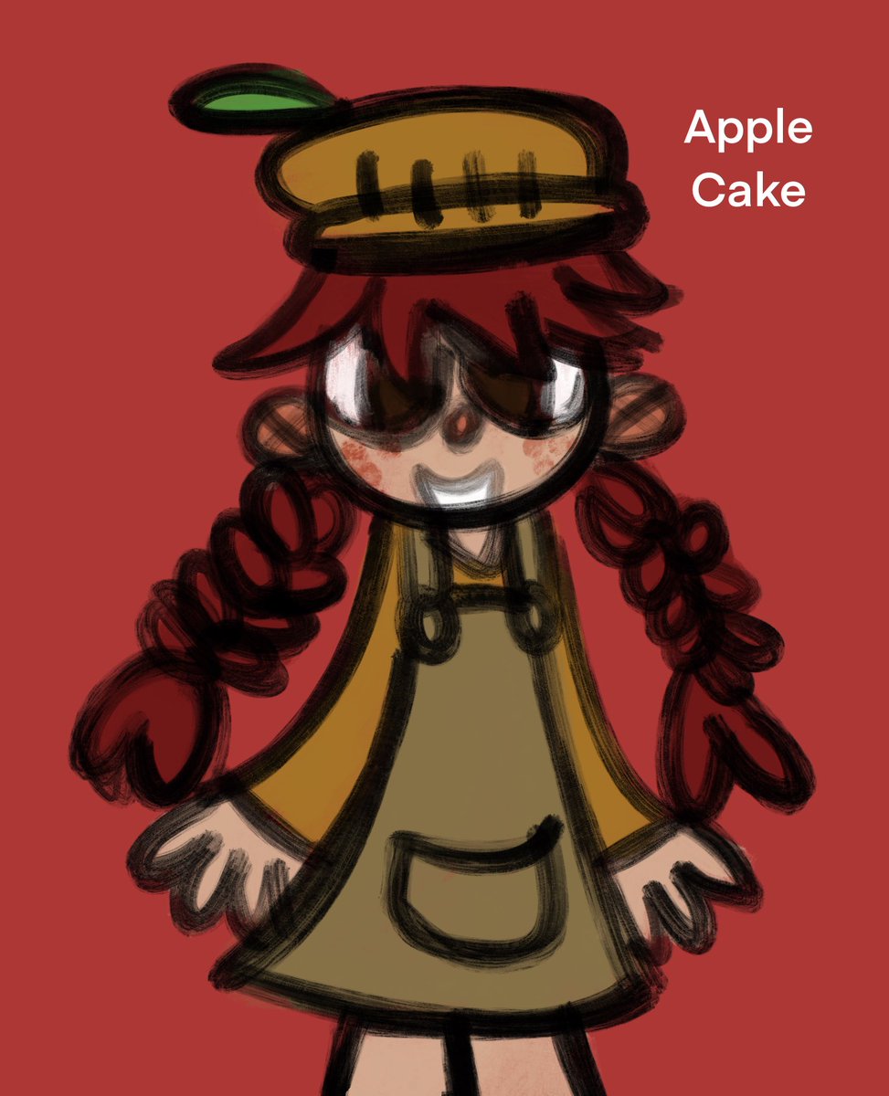 berrypinktea's tweet photo. apple cake~ i meant to upload this before ice cream cake https://t.co/AMmDemaBhp