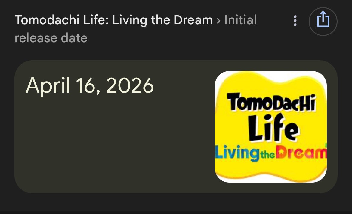 Timelyaigis's tweet photo. Can you believe it guys? Tomodachi Life: Living the Dream, just a month away! Tomodachi Life: Living the Dream in a month! Woohoo! I am so happy about this information https://t.co/1TYOyI1jMJ