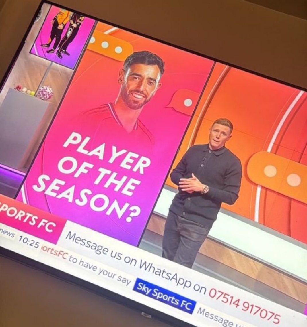 Arsenal are about to win the league and they’re crying cause Bruno will get POTS😂😂😂