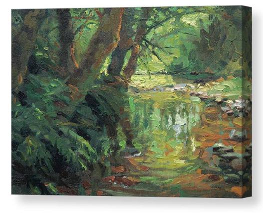 SHendersonArt's tweet image. It was an exceptionally quiet and hidden place, the kind you would have been ecstatic to discover as a child.

Hidden Stream canvas print, available at Steve Henderson Art.

#nature #green #art